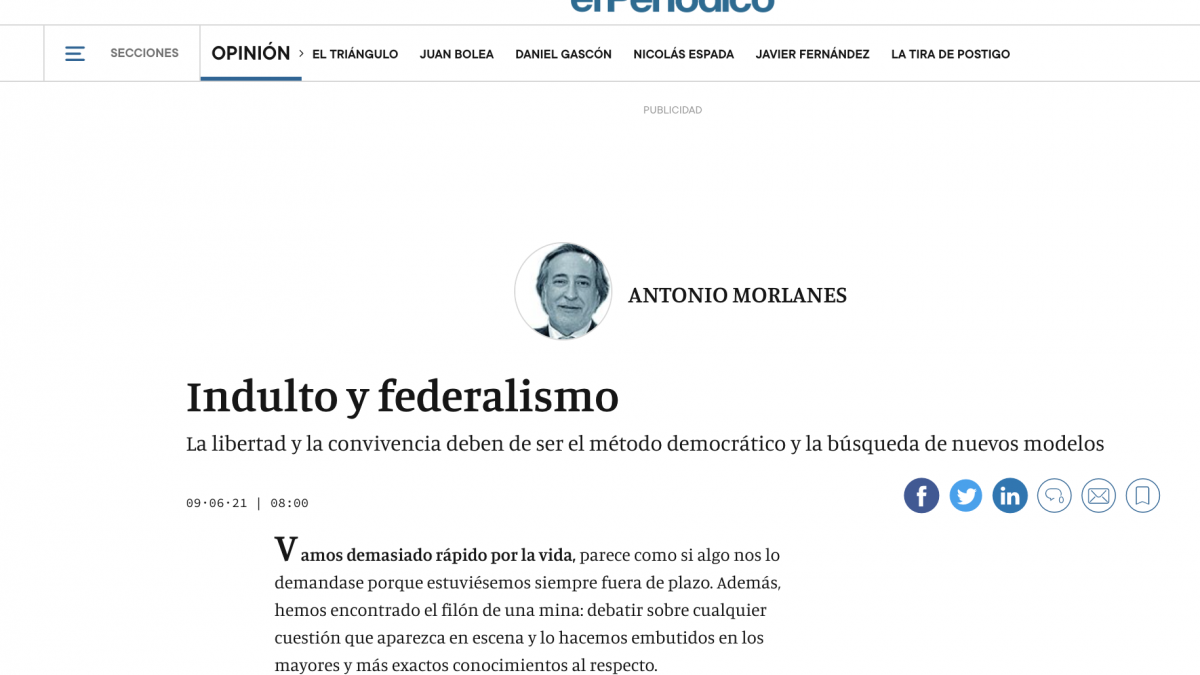 Indulto y federalismo